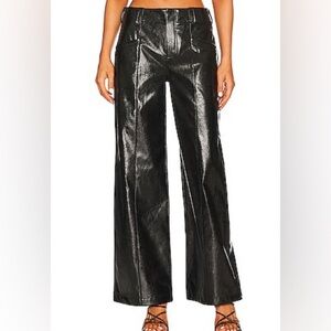 Free People Star Crossed Lovers Straight in Black Size 0